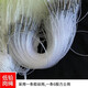 Sticky fish net sticky fishing net three-layer sunken net yellow wire net reservoir grass carp thick wire plastic hanging net crucian carp net 0.32 wire 2 high 100 meters long 5.0 fingers yellow sunken net