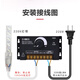 220V dimmer LED high voltage light strip dimming controller 220V remote control (only suitable for 220V light strips)
