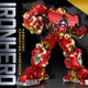 Tygaole building blocks Iron Man mecha building blocks anti-hulk armor new steel robot assembly boy Iron Man semi-transparent mecha-1203 particles