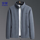 ROMON jacket men's autumn business casual large size warm fleece soft polar fleece jacket men CS88 dark blue XL