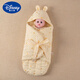Disney Autumn and Winter thickened pure handmade cotton quilt for newborn baby pure cotton swaddle butterfly quilt newborn sleeping bag yellow bear 66 (recommended for 0-3 months)