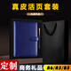
PAPERBOAT genuine leather notebook handmade loose leaf head layer cowhide notepad business simple high-end office meeting record Our company gift notebook hand account cover can be customized logo [B5] Business black-snap buckle (soft lychee pattern lining cloth)