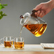 Mesni thickened glass teapot teapot heat-resistant glass teapot wooden handle teapot Kung Fu tea set