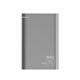 Netac 2 TB USB3.0 mobile Festplatte K9 High-End-Metallverschlüsselung Version 2,5 Zoll Haoyue Silber Metallic-Stil leicht und tragbar