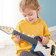 Hape Music Toys Lighting Unterricht vier Strings Kids Ukulele Jungen und Mädchen frühe Bildung Spielzeug Geschenkbeleuchtung Ukulele Toys (Red) E0624