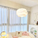 Die Jiangong -Lampensammlung 2025 Wohnzimmer Schlafzimmer Lampe Esszimmer Lampe Schlafzimmer Kronleuchter 2023 Neues nordisches Internet -Promi Kreativität 9272 Weiß 45 cm drei Farben