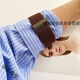 Flower sleeve cuffs, arm cuffs, shirt sleeve cuffs, fashionable and versatile arm cuffs, armbands, sleeves, men's and women's shirts, elastic elastic sleeves, brown - 1 pair of elastic sleeve cuffs