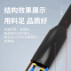 HKN广东海康国标光电复合缆带电源线一体线2芯光纤跳线综合线SC电信级成品皮线室外监控安防工程光缆 【2芯】皮缆综合线150米【无氧铜】0.5mm