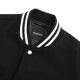 gxg.jeans男装 2024年冬季新款灰色绵羊毛棒球服毛呢夹克外套男 黑色 L 175