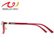 Gafas de lectura roja al atardecer para mujeres Ligeras anti-Blue Fashionable Ultra Light Alta definición Gran Marco Elegante Gafas Ax5321 300 grados