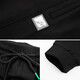 Langsha sweatpants men's autumn and winter trendy comfortable versatile casual pants men's drawstring sports leggings men's pants black XXL recommended 130-150Jin Jin equals 0.5 kg