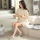 
Banana Pajamas for women in summer pure cotton shorts for women can be worn outside 2025 new cotton home clothing set 9855 M