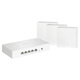 普联（TP-LINK） 无线面板式路由套装S30 （1母3子）AX3000+WiFi6子母路由器 全屋千兆网线组网 POE供电 AC AP面板