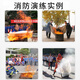 Giant wood fire blanket, household fire blanket, fire blanket, car multifunctional fireproof cloth, 1 meter, home-specific kitchen, commercial thickened fire escape suit, civil air defense preparedness emergency kit, national standard fire blanket + gas mask + dry powder fire extinguisher