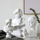 Xingyi Nordic figure sculpture ornaments David resin plaster statue art avatar wine cabinet home living room small decorations 30CM Moon Goddess Medium