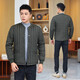 Men's velvet thickened lining cotton coat popular large size cotton coat autumn and winter base layer small cotton jacket warm short jacket military green lining natural velvet 5XL 160-180Jin Jin is equal to 0.5 kg