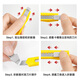 Ou Yizi machete eyebrow pencil pencil sharpener student beginner professional blade yellow 1 piece