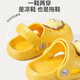 Shepherd boy children's slippers summer boy baby hole shoes soft bottom girl cartoon bath infant home shoes milk dragon green 160