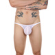 Men's sexy underwear low-waist thin belt mesh fluorescent color sexy thong gay underwear European size black M66-76CM