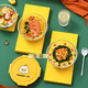 Xinmeiya office worker microwave lunch box heatable glass lunch box fresh box bowl bento box partition lunch box insulation lunch box [no partition + bag + tableware] 1060ml+ 660ml
