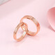 Saturday Fortune (ZLF) 18K gold ring female gold closed ring couple ring for girls anniversary 22nd - men's ring