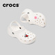 卡骆驰crocs经典云朵老爹鞋洞洞鞋时尚百搭女鞋拖鞋一脚蹬|206750 白色-100(含智必星) 38 (240mm)