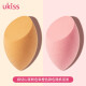 Ukiss (ukiss) gourd sponge puff does not eat powder dry and wet dual-use beauty egg makeup tool air cushion BB oblique cut pink