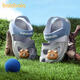 Balabala children's slippers summer boys and girls cartoon color matching casual shoes soft sole lightweight gray tone 00422 15 suitable for feet 15cm long