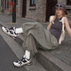 Kamel -Jogging -Schuhe Herren -Mesh atmungsablöschbarer Sportsportschuhe Frauen 7001, Grün, Frauen (vier Jahreszeiten geheime Netz) 35