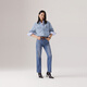Levi's [Même modèle dans le centre commercial de shopping] Levi's 25 Summer New Women's 724 High Taist Slim Straight Jeans 18883 Blue 27 (28)