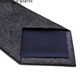 North Martin high-end silk tie men's business suit formal hand-dyed dark gray wedding 7cm high-end New Year gift
