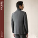 Vicutu traje para hombres de lana de lana Slim Fat Fashion Trait Jacket Men VRS88312802T Gray Check 170B