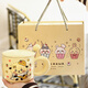 Zhewei Chiikawa Usaki Bester Freund und Freundin Schwester Hochtropfes Geburtstagsgeschenk SN4877 Jiyi essen Lollipop 420 ml Tasse + Milchballlöffel + Cover + Schaumstoffboxverpackung
