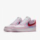 Nike (Nike) Chaussures masculines Air Force 1 Low Air Force One Fashion Cousée Chaussures de planche pour hommes Sports et chaussures décontractées Pink DV3892-900 41 / US8