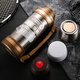 
Sibao Thermal Pot 304 stainless steel Panao B2 outdoor travel portable large capacity car kettle 2100ml Panao c2-1050ml Champagne golden