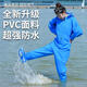 渔永记（YUYONGJI）女士下水裤赶海装备大人防水衣下半身涉水服水裤水鞋连体全身雨裤 浅灰色背带裤(大口袋)【3D修身】 36 ( 鞋码)