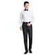 
Abefan men's white bow tie shirt performance dress shirt chorus costume performance costume groomsmen's suit swallow collar shirt white single piece bow tie 46 height 190 weight 200 Jin [Jin equals 0.5 kg]