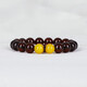 Jiale Blood Amber Bracelet Women's Beeswax Amber Combination Bracelet Baltic Amber Safety Buckle DIY Style About 10mm+ 12g