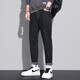 
Xiao Xueling jeans men's summer 2025 new thin pants men's trendy brand straight loose cropped pants versatile men's clothing 6621 black + 6621 black 30
