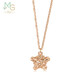 Zhou Shengsheng 18K Rose Gold Series серия серии звезд в форме звезда золотой подвесной колье для женщин 91600N 45 см.