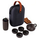 Yujiadao (YUJIADAO) purple sand kung fu tea set teapot home travel portable bag outdoor customer event gift including portable bag purple sand set