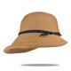 Somubay Hepburn Style Sonnenschild Strohhut Frauen Retro faltbare Topfhut Fischer Hut