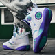 Zapatillas de baloncesto Phantom 3 Summer Mesh transpirable y anti -Slip Boy Sports Sports Adolescentes Prácticas Kobe Skekers 866 White and Purple - Moda de aire de malla Modelo 39 Presta atención para enviar calcetines de baloncesto pulseras