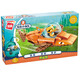 Kabaso Undersea Säulen Spielzeugbaugruppe Bausteine ​​Octopus Fort Ship Octopus FORT-3708 (698 Partikel)