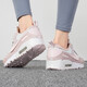 Nike (NIKE) women's shoes spring new sports shoes AIR MAX air cushioning shoes cushioning shoes low top transparent DM9922-104 white light pink rose red 38