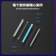 Color grid suitable for OKI C831 Powder Box C833DN C833DNL C831DN C811DN Toner Cartridge C841 Toner Box [C811/C831/C841] Blue Powder Box