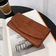 Yupinjia Retro Frauen Brieftasche Langes Modell, große Kapazität, Multi-Karten-Position, einfache und modische Kupplungskartenbeutel-Brieftaschen-Nischendesign, Frauenbrieftasche Long Model [Brown]