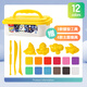Morgenlicht (m/g) Schreibweiche Antibakterielle Ultra-Licht-Ton-Kinder ungiftiger farbenfrohe Schlamm Plastikine Clay Clay Kindergarten Grundschule Schüler Spielzeug 12 Farbbox enthalten Werkzeuge Geburtstagsschule enthalten