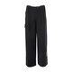Pantalones de pierna ancha de la marca Yuyu Women Summer's 2023 New Summer y Autumn Thin Right Borded Chiffon Pants FGFC6216 Black M
