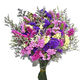 AIMAN Yunnan Flowers Dried Flower Bouquet Forget-Me-Not Lover Grass Combination Starry Gypsophila Living Room Real Flower Arrangement Home Furnishings Purple + Grass About 30 Pieces Not Excluding Flower Basket